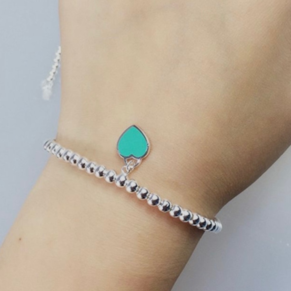 Authentic Tiffany & CO. Return To Mini Enamel Blue Bracelet. - Picture 6 of 6